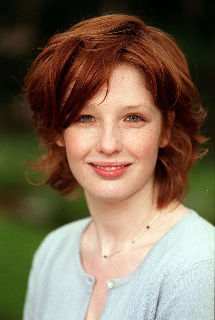 Actress Kelly Reilly with red hair© Getty