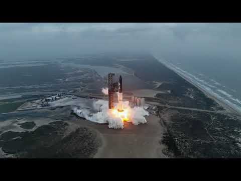 SpaceX releases clip from Starship launch