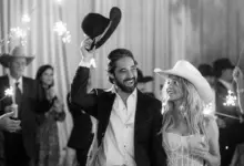 Yellowstone Stars Ryan Bingham & Hassie Harrison Marry in 'Cowboy Black Tie' Wedding