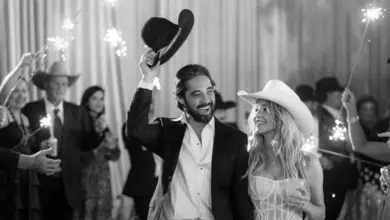 Yellowstone Stars Ryan Bingham & Hassie Harrison Marry in 'Cowboy Black Tie' Wedding