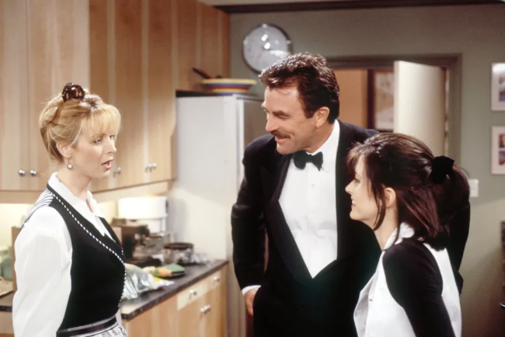 Tom Selleck appeared in 10 episodes of “Friends” as the love interest of Courteney Cox's character